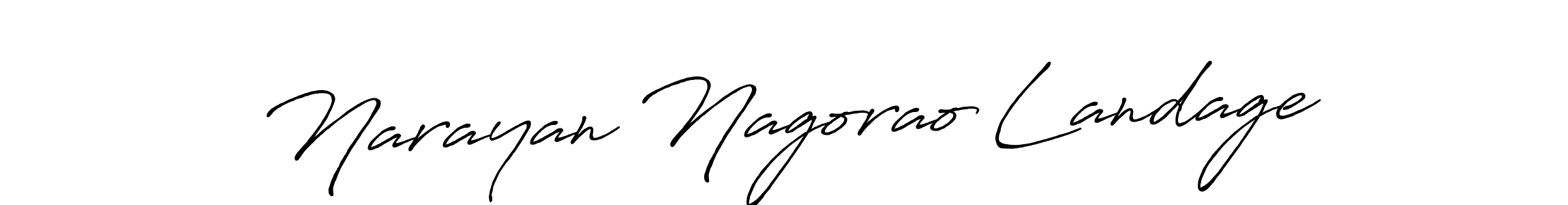 Narayan Nagorao Landage stylish signature style. Best Handwritten Sign (Antro_Vectra_Bolder) for my name. Handwritten Signature Collection Ideas for my name Narayan Nagorao Landage. Narayan Nagorao Landage signature style 7 images and pictures png