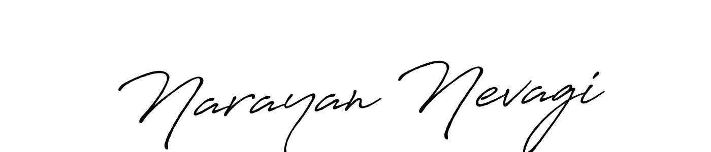 Narayan Nevagi stylish signature style. Best Handwritten Sign (Antro_Vectra_Bolder) for my name. Handwritten Signature Collection Ideas for my name Narayan Nevagi. Narayan Nevagi signature style 7 images and pictures png
