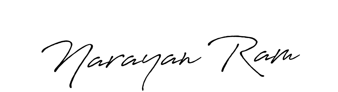 It looks lik you need a new signature style for name Narayan Ram. Design unique handwritten (Antro_Vectra_Bolder) signature with our free signature maker in just a few clicks. Narayan Ram signature style 7 images and pictures png