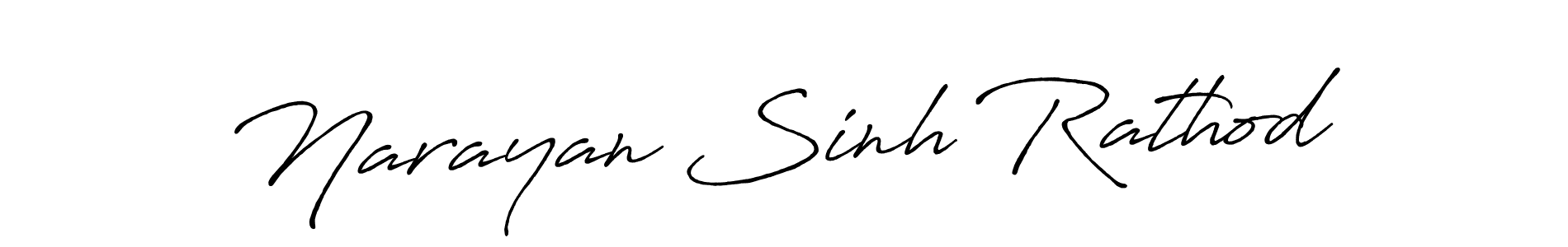 How to make Narayan Sinh Rathod signature? Antro_Vectra_Bolder is a professional autograph style. Create handwritten signature for Narayan Sinh Rathod name. Narayan Sinh Rathod signature style 7 images and pictures png