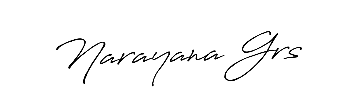 Make a beautiful signature design for name Narayana Grs. Use this online signature maker to create a handwritten signature for free. Narayana Grs signature style 7 images and pictures png
