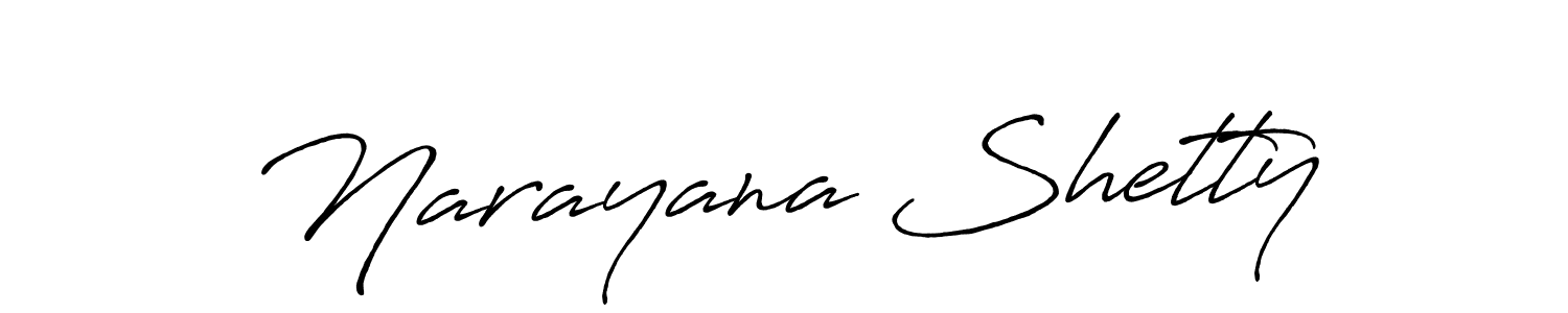 It looks lik you need a new signature style for name Narayana Shetty. Design unique handwritten (Antro_Vectra_Bolder) signature with our free signature maker in just a few clicks. Narayana Shetty signature style 7 images and pictures png