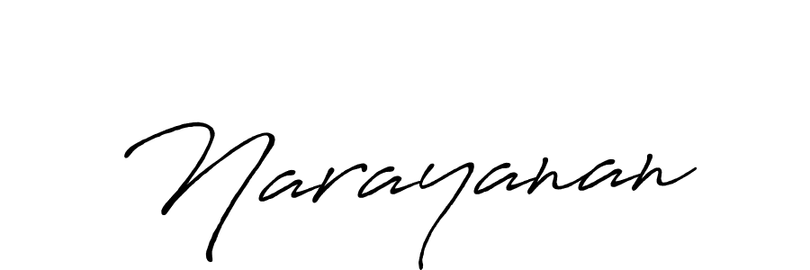 Design your own signature with our free online signature maker. With this signature software, you can create a handwritten (Antro_Vectra_Bolder) signature for name Narayanan. Narayanan signature style 7 images and pictures png