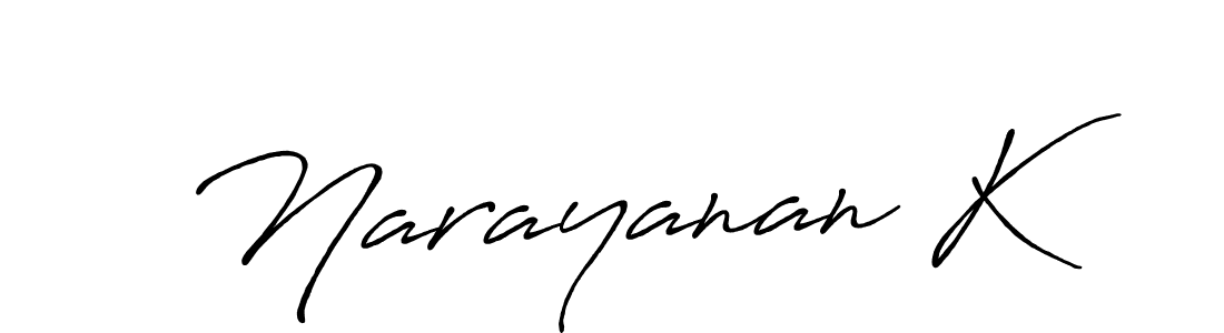 Make a beautiful signature design for name Narayanan K. Use this online signature maker to create a handwritten signature for free. Narayanan K signature style 7 images and pictures png