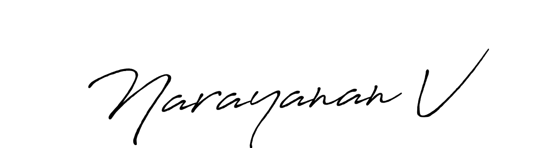 if you are searching for the best signature style for your name Narayanan V. so please give up your signature search. here we have designed multiple signature styles  using Antro_Vectra_Bolder. Narayanan V signature style 7 images and pictures png