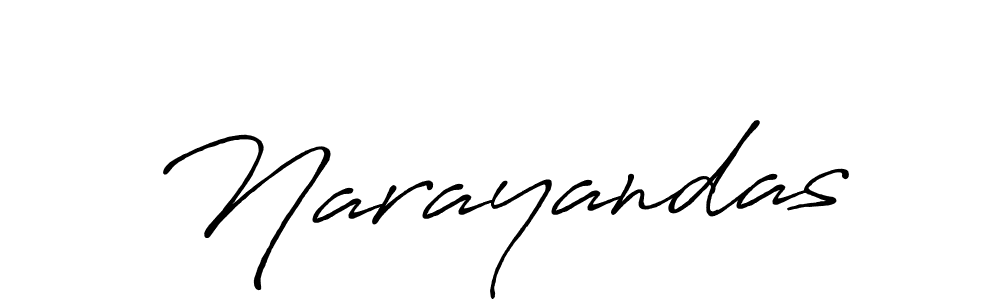Design your own signature with our free online signature maker. With this signature software, you can create a handwritten (Antro_Vectra_Bolder) signature for name Narayandas. Narayandas signature style 7 images and pictures png