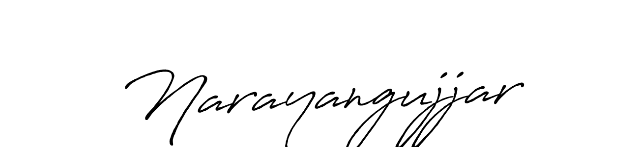 How to make Narayangujjar name signature. Use Antro_Vectra_Bolder style for creating short signs online. This is the latest handwritten sign. Narayangujjar signature style 7 images and pictures png