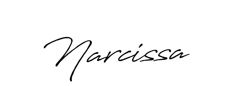 Make a beautiful signature design for name Narcissa. With this signature (Antro_Vectra_Bolder) style, you can create a handwritten signature for free. Narcissa signature style 7 images and pictures png