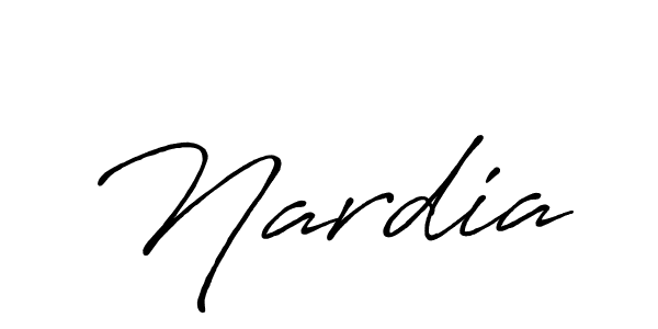 How to make Nardia name signature. Use Antro_Vectra_Bolder style for creating short signs online. This is the latest handwritten sign. Nardia signature style 7 images and pictures png