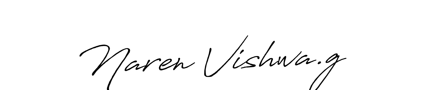 You should practise on your own different ways (Antro_Vectra_Bolder) to write your name (Naren Vishwa.g) in signature. don't let someone else do it for you. Naren Vishwa.g signature style 7 images and pictures png