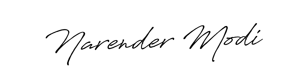 How to make Narender Modi signature? Antro_Vectra_Bolder is a professional autograph style. Create handwritten signature for Narender Modi name. Narender Modi signature style 7 images and pictures png