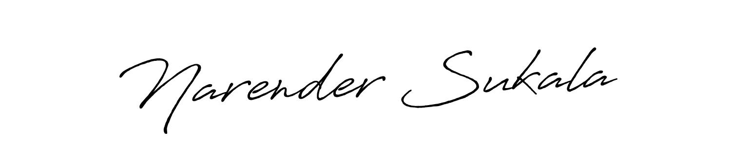 It looks lik you need a new signature style for name Narender Sukala. Design unique handwritten (Antro_Vectra_Bolder) signature with our free signature maker in just a few clicks. Narender Sukala signature style 7 images and pictures png