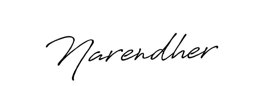 Best and Professional Signature Style for Narendher. Antro_Vectra_Bolder Best Signature Style Collection. Narendher signature style 7 images and pictures png