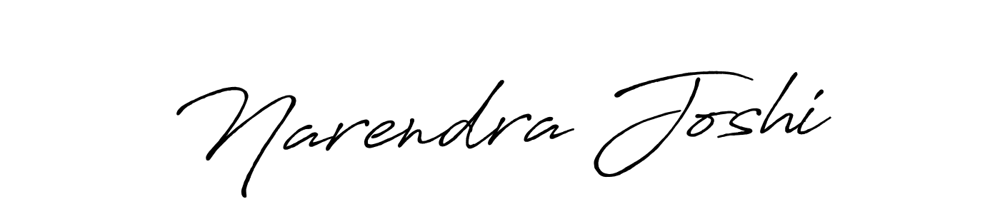 Design your own signature with our free online signature maker. With this signature software, you can create a handwritten (Antro_Vectra_Bolder) signature for name Narendra Joshi. Narendra Joshi signature style 7 images and pictures png