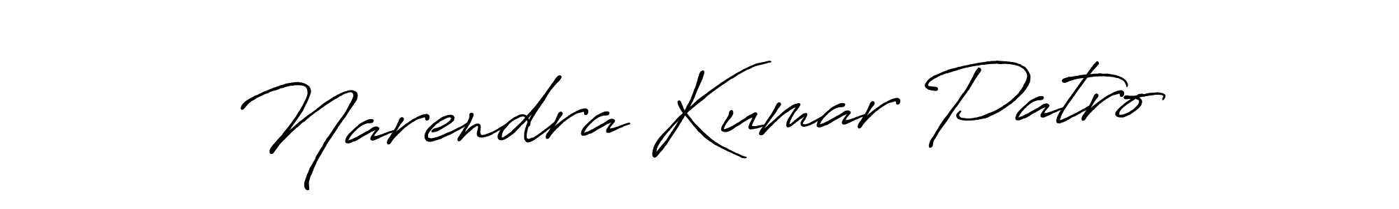 Narendra Kumar Patro stylish signature style. Best Handwritten Sign (Antro_Vectra_Bolder) for my name. Handwritten Signature Collection Ideas for my name Narendra Kumar Patro. Narendra Kumar Patro signature style 7 images and pictures png