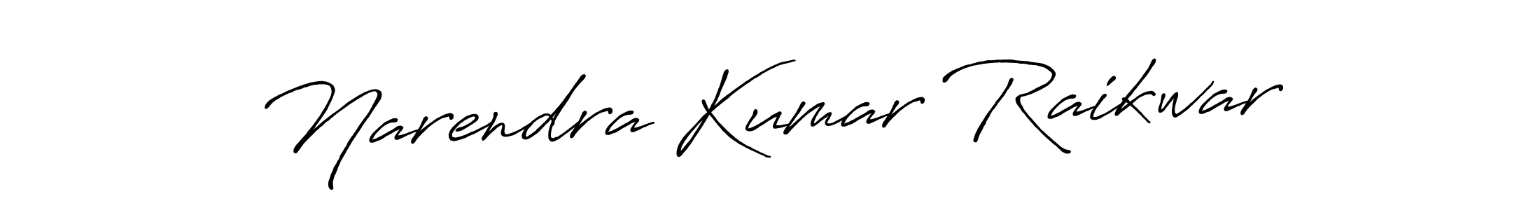 It looks lik you need a new signature style for name Narendra Kumar Raikwar. Design unique handwritten (Antro_Vectra_Bolder) signature with our free signature maker in just a few clicks. Narendra Kumar Raikwar signature style 7 images and pictures png