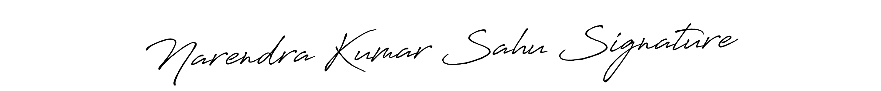 Create a beautiful signature design for name Narendra Kumar Sahu Signature. With this signature (Antro_Vectra_Bolder) fonts, you can make a handwritten signature for free. Narendra Kumar Sahu Signature signature style 7 images and pictures png