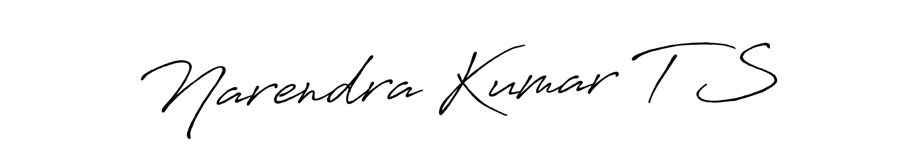 You can use this online signature creator to create a handwritten signature for the name Narendra Kumar T S. This is the best online autograph maker. Narendra Kumar T S signature style 7 images and pictures png