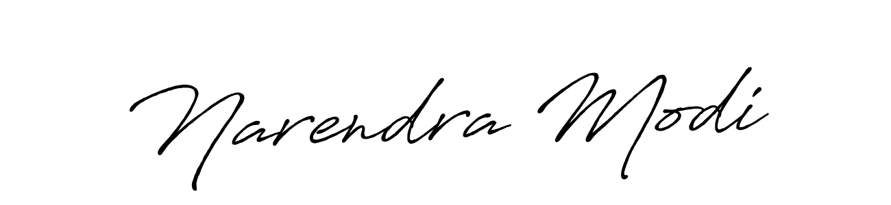 Create a beautiful signature design for name Narendra Modi. With this signature (Antro_Vectra_Bolder) fonts, you can make a handwritten signature for free. Narendra Modi signature style 7 images and pictures png