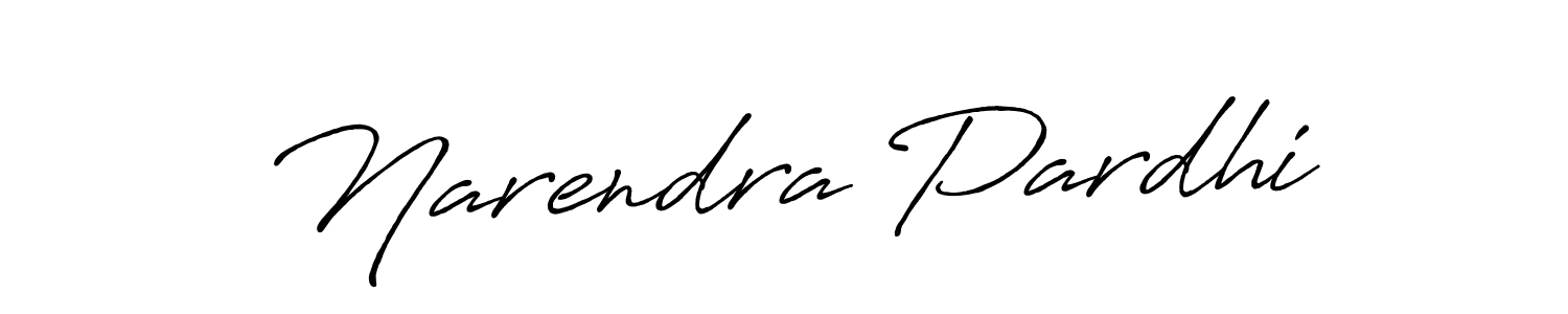 Use a signature maker to create a handwritten signature online. With this signature software, you can design (Antro_Vectra_Bolder) your own signature for name Narendra Pardhi. Narendra Pardhi signature style 7 images and pictures png