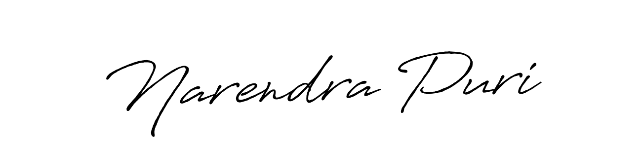 It looks lik you need a new signature style for name Narendra Puri. Design unique handwritten (Antro_Vectra_Bolder) signature with our free signature maker in just a few clicks. Narendra Puri signature style 7 images and pictures png