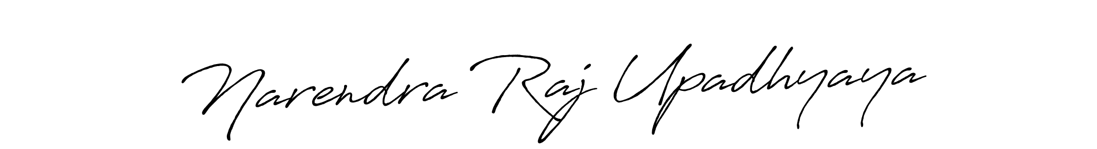 The best way (Antro_Vectra_Bolder) to make a short signature is to pick only two or three words in your name. The name Narendra Raj Upadhyaya include a total of six letters. For converting this name. Narendra Raj Upadhyaya signature style 7 images and pictures png