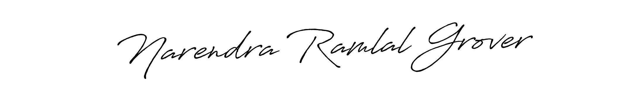 Antro_Vectra_Bolder is a professional signature style that is perfect for those who want to add a touch of class to their signature. It is also a great choice for those who want to make their signature more unique. Get Narendra Ramlal Grover name to fancy signature for free. Narendra Ramlal Grover signature style 7 images and pictures png