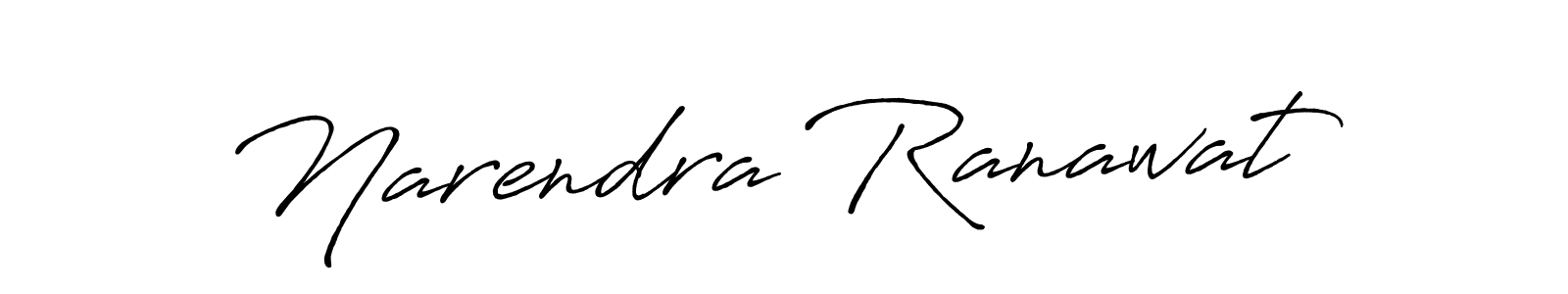 Make a beautiful signature design for name Narendra Ranawat. With this signature (Antro_Vectra_Bolder) style, you can create a handwritten signature for free. Narendra Ranawat signature style 7 images and pictures png