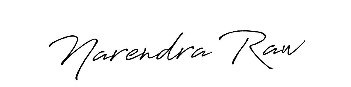 Create a beautiful signature design for name Narendra Raw. With this signature (Antro_Vectra_Bolder) fonts, you can make a handwritten signature for free. Narendra Raw signature style 7 images and pictures png