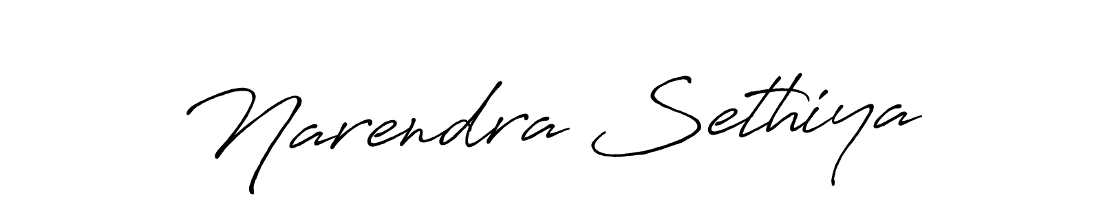 It looks lik you need a new signature style for name Narendra Sethiya. Design unique handwritten (Antro_Vectra_Bolder) signature with our free signature maker in just a few clicks. Narendra Sethiya signature style 7 images and pictures png