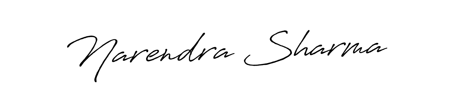 Use a signature maker to create a handwritten signature online. With this signature software, you can design (Antro_Vectra_Bolder) your own signature for name Narendra Sharma. Narendra Sharma signature style 7 images and pictures png