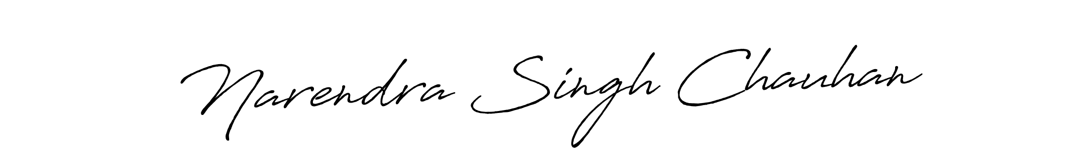 Make a beautiful signature design for name Narendra Singh Chauhan. With this signature (Antro_Vectra_Bolder) style, you can create a handwritten signature for free. Narendra Singh Chauhan signature style 7 images and pictures png