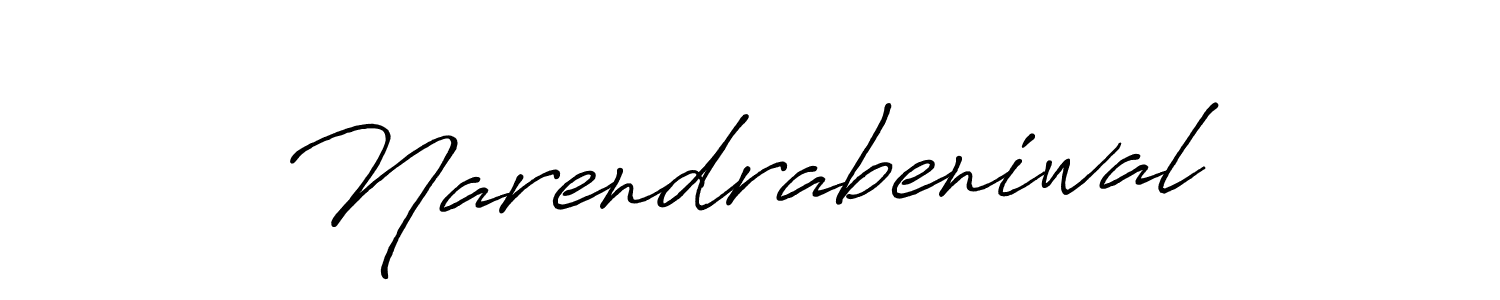 Narendrabeniwal stylish signature style. Best Handwritten Sign (Antro_Vectra_Bolder) for my name. Handwritten Signature Collection Ideas for my name Narendrabeniwal. Narendrabeniwal signature style 7 images and pictures png
