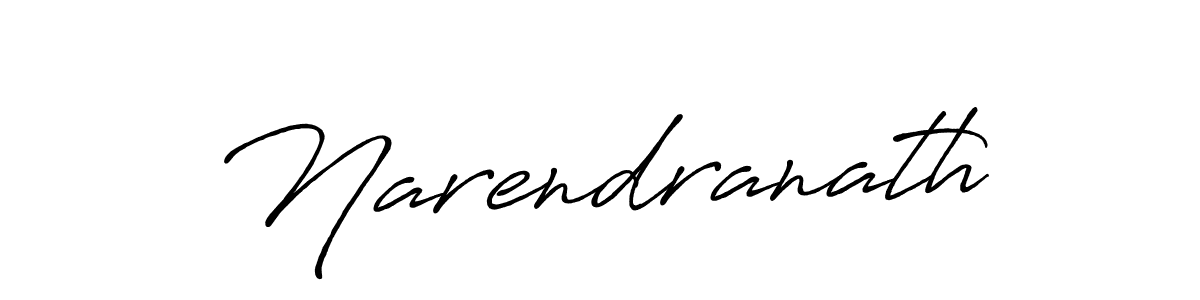 Make a beautiful signature design for name Narendranath. With this signature (Antro_Vectra_Bolder) style, you can create a handwritten signature for free. Narendranath signature style 7 images and pictures png