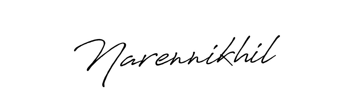 You should practise on your own different ways (Antro_Vectra_Bolder) to write your name (Narennikhil) in signature. don't let someone else do it for you. Narennikhil signature style 7 images and pictures png