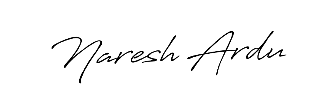 Best and Professional Signature Style for Naresh Ardu. Antro_Vectra_Bolder Best Signature Style Collection. Naresh Ardu signature style 7 images and pictures png