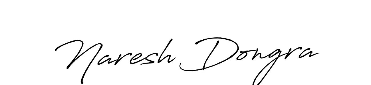 Make a short Naresh Dongra signature style. Manage your documents anywhere anytime using Antro_Vectra_Bolder. Create and add eSignatures, submit forms, share and send files easily. Naresh Dongra signature style 7 images and pictures png