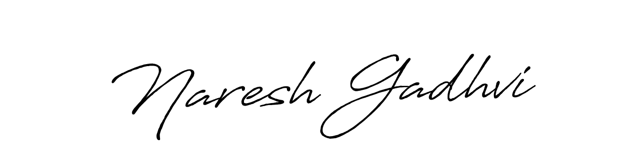 This is the best signature style for the Naresh Gadhvi name. Also you like these signature font (Antro_Vectra_Bolder). Mix name signature. Naresh Gadhvi signature style 7 images and pictures png