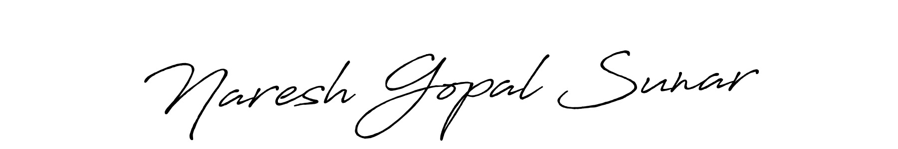 Similarly Antro_Vectra_Bolder is the best handwritten signature design. Signature creator online .You can use it as an online autograph creator for name Naresh Gopal Sunar. Naresh Gopal Sunar signature style 7 images and pictures png