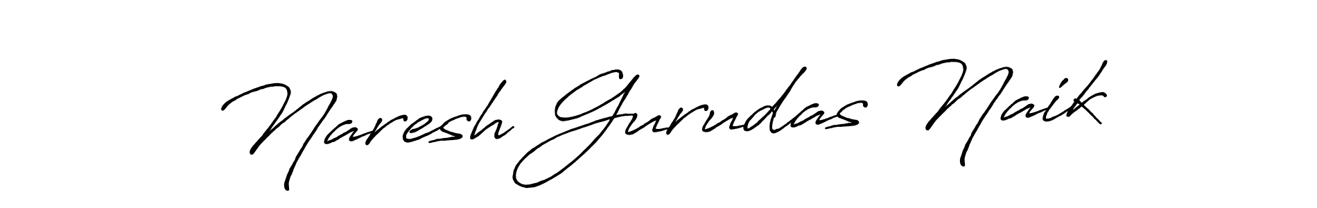 How to make Naresh Gurudas Naik signature? Antro_Vectra_Bolder is a professional autograph style. Create handwritten signature for Naresh Gurudas Naik name. Naresh Gurudas Naik signature style 7 images and pictures png