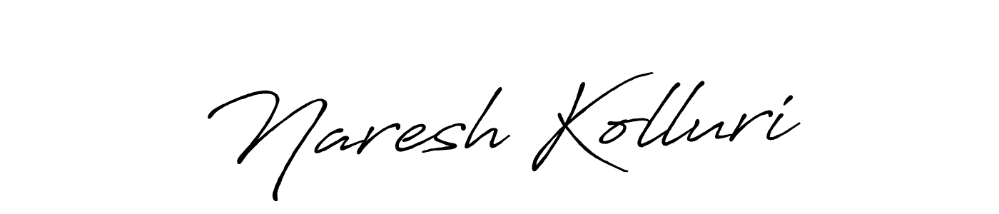 Also You can easily find your signature by using the search form. We will create Naresh Kolluri name handwritten signature images for you free of cost using Antro_Vectra_Bolder sign style. Naresh Kolluri signature style 7 images and pictures png