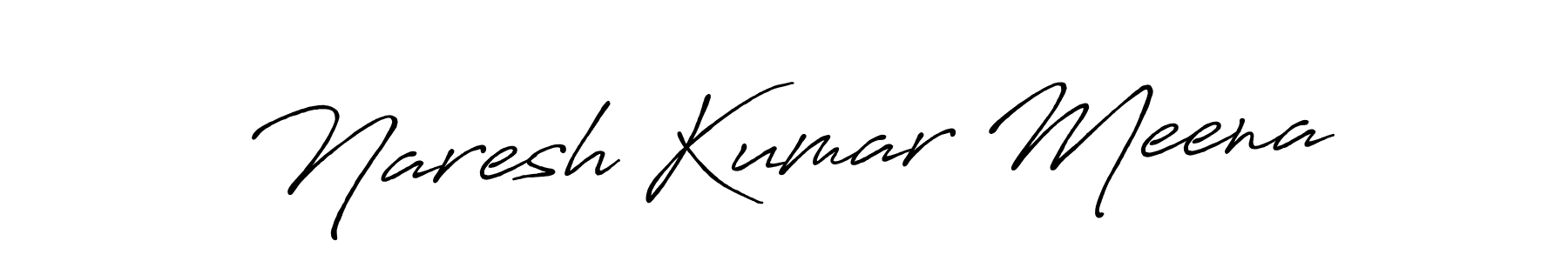 Also we have Naresh Kumar Meena name is the best signature style. Create professional handwritten signature collection using Antro_Vectra_Bolder autograph style. Naresh Kumar Meena signature style 7 images and pictures png