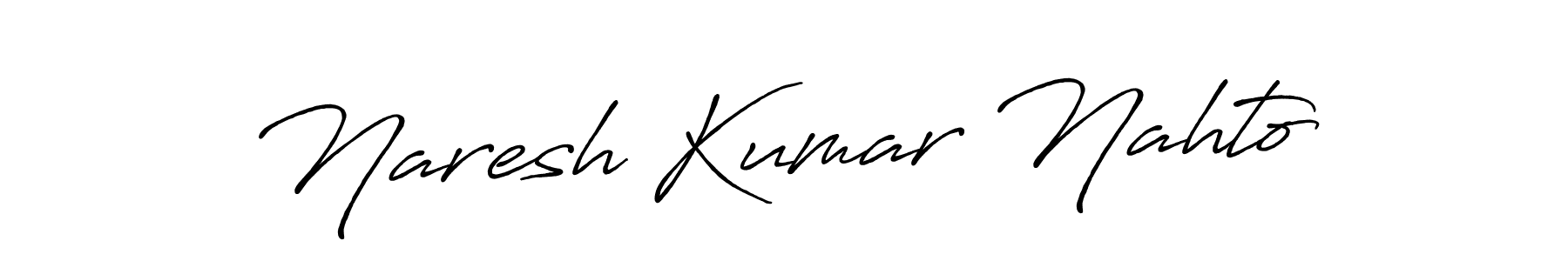 Best and Professional Signature Style for Naresh Kumar Nahto. Antro_Vectra_Bolder Best Signature Style Collection. Naresh Kumar Nahto signature style 7 images and pictures png