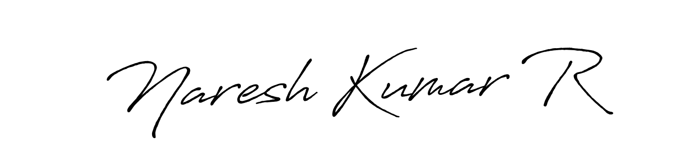 Here are the top 10 professional signature styles for the name Naresh Kumar R. These are the best autograph styles you can use for your name. Naresh Kumar R signature style 7 images and pictures png