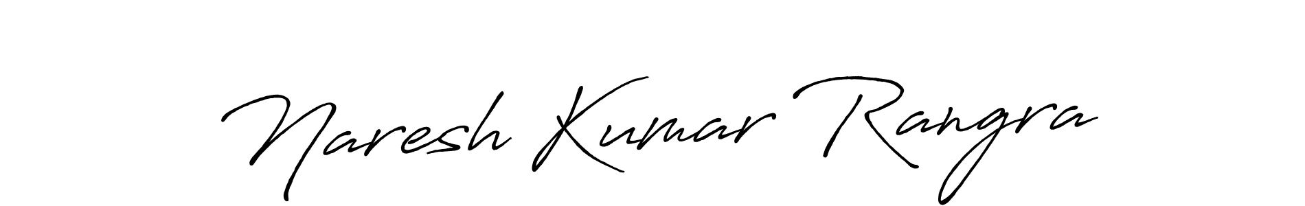 You should practise on your own different ways (Antro_Vectra_Bolder) to write your name (Naresh Kumar Rangra) in signature. don't let someone else do it for you. Naresh Kumar Rangra signature style 7 images and pictures png