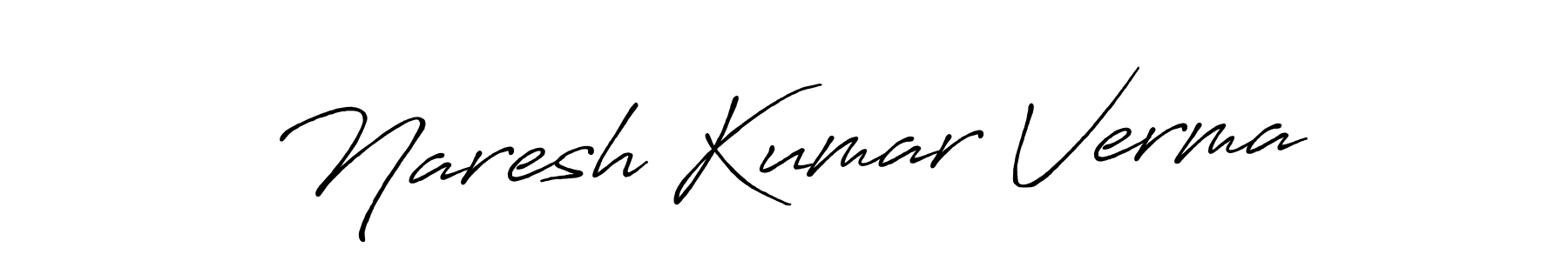 You should practise on your own different ways (Antro_Vectra_Bolder) to write your name (Naresh Kumar Verma) in signature. don't let someone else do it for you. Naresh Kumar Verma signature style 7 images and pictures png