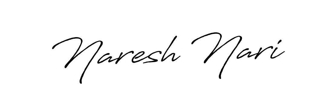 Best and Professional Signature Style for Naresh Nari. Antro_Vectra_Bolder Best Signature Style Collection. Naresh Nari signature style 7 images and pictures png