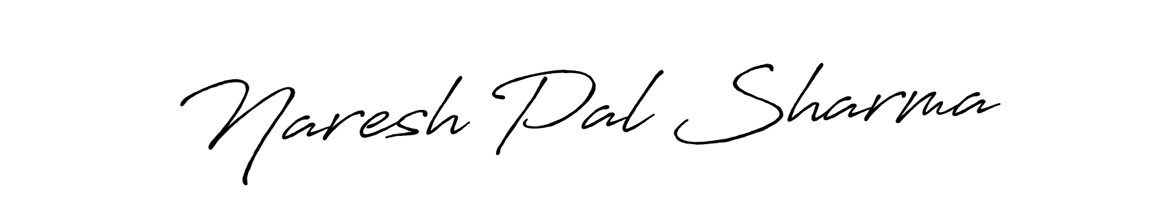 Create a beautiful signature design for name Naresh Pal Sharma. With this signature (Antro_Vectra_Bolder) fonts, you can make a handwritten signature for free. Naresh Pal Sharma signature style 7 images and pictures png