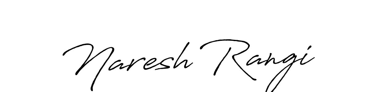 Once you've used our free online signature maker to create your best signature Antro_Vectra_Bolder style, it's time to enjoy all of the benefits that Naresh Rangi name signing documents. Naresh Rangi signature style 7 images and pictures png