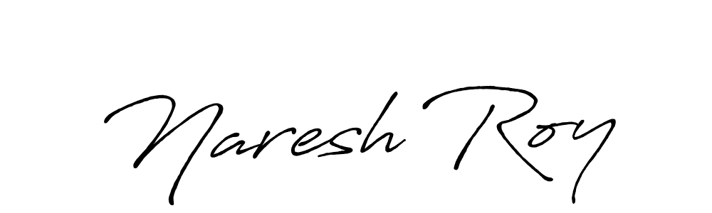 Design your own signature with our free online signature maker. With this signature software, you can create a handwritten (Antro_Vectra_Bolder) signature for name Naresh Roy. Naresh Roy signature style 7 images and pictures png